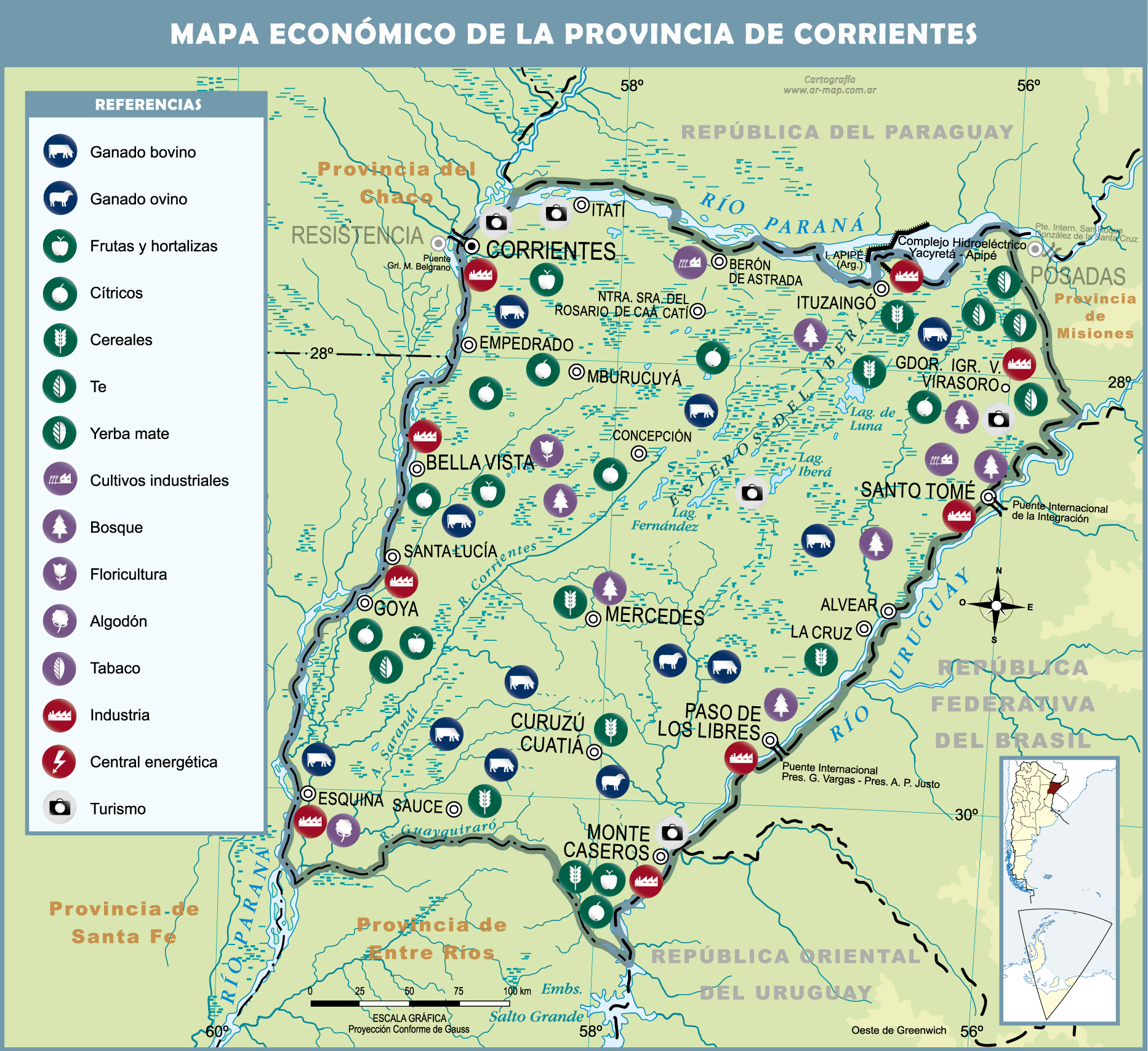 Mapas De Corrientes Mapoteca