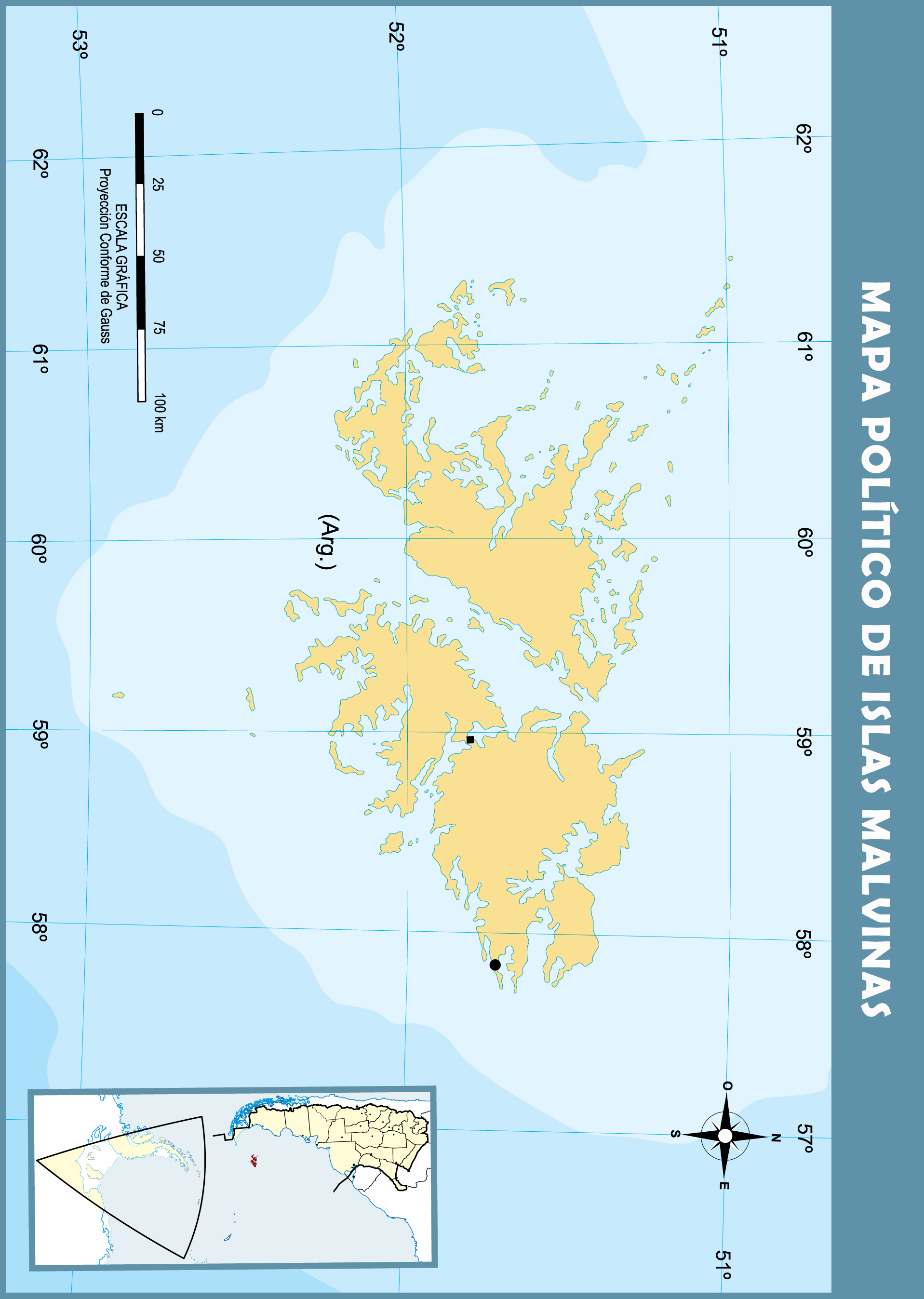 Mapas de Islas Malvinas | Mapoteca