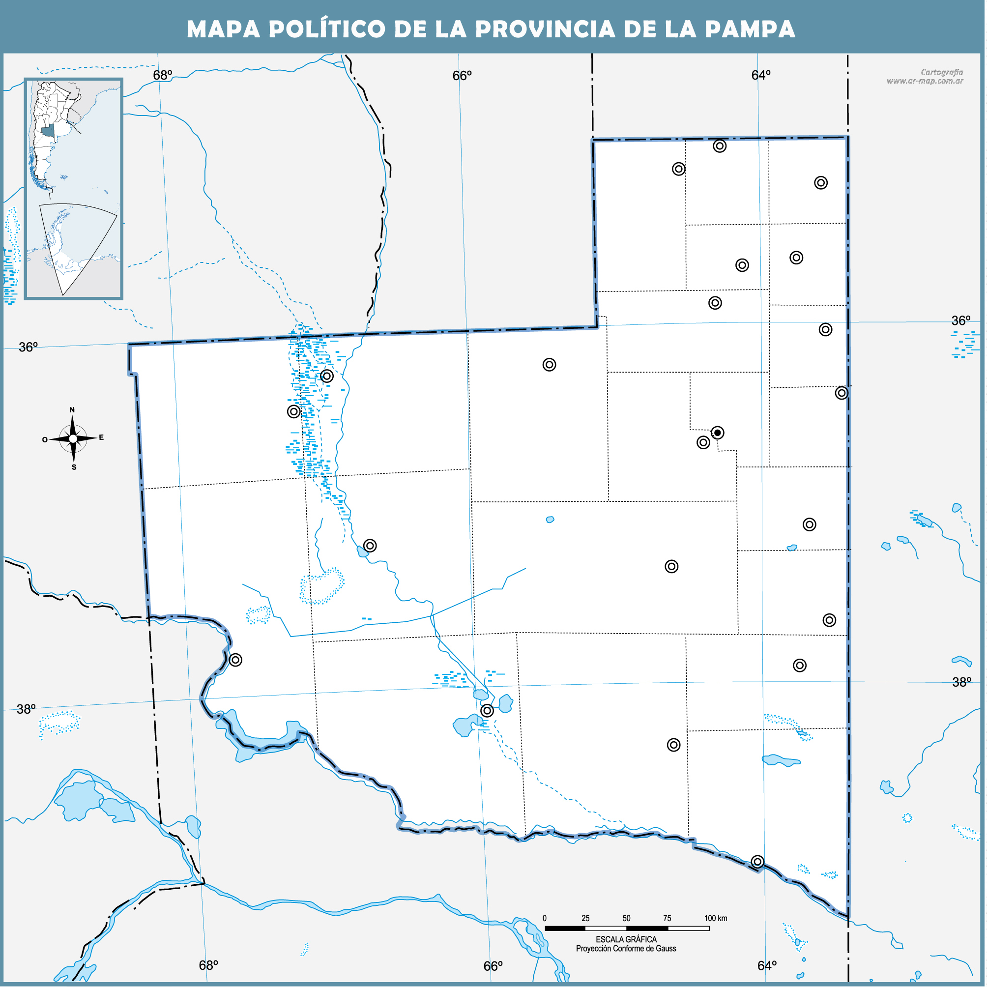 Mapas de La Pampa  Mapoteca