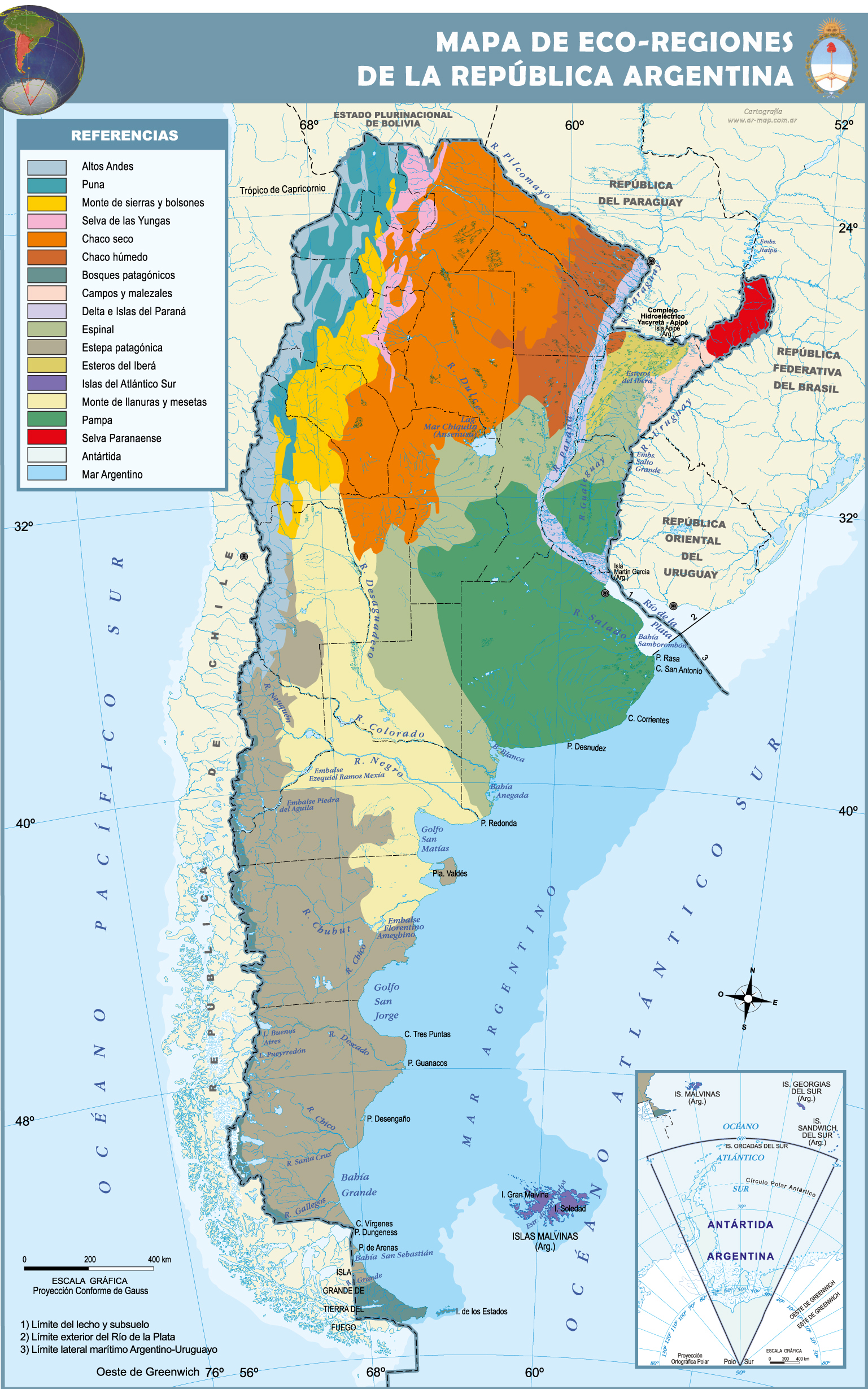 Mapas de República Argentina  Mapoteca