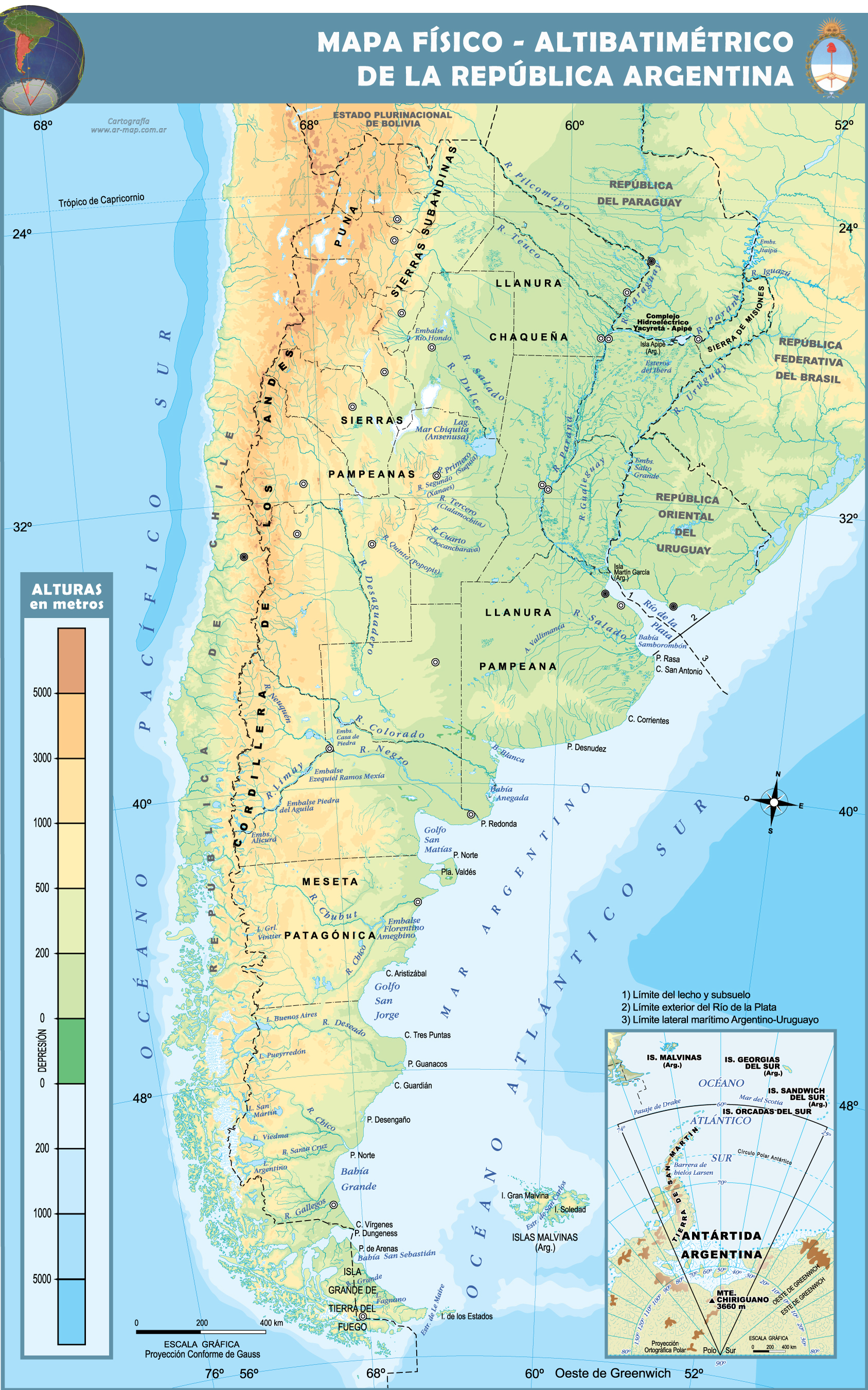 Mapas De República Argentina Mapoteca