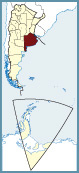 Situación del mapa de la provincia de Buenos Aires
