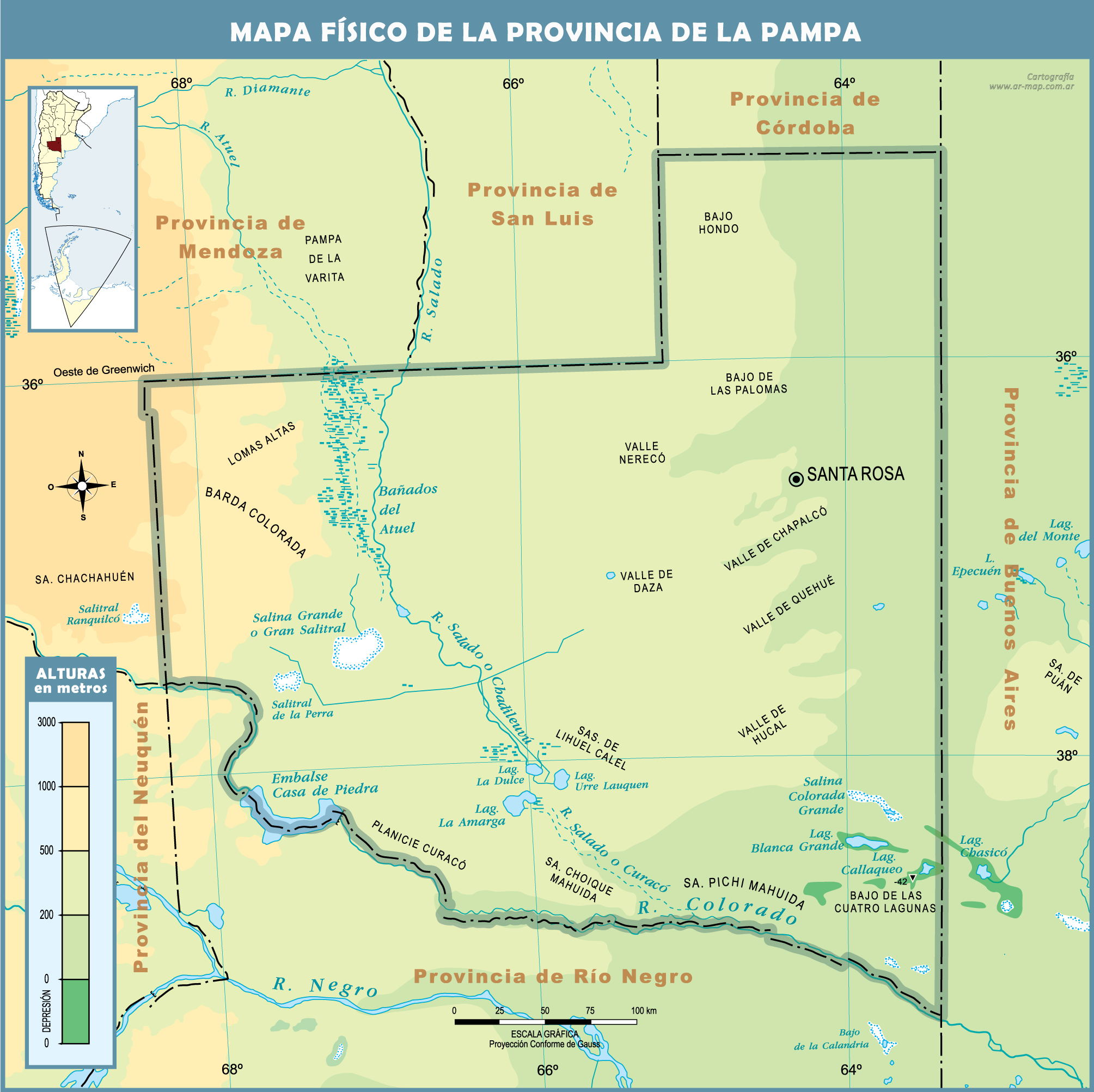 Mapas de La Pampa Mapoteca